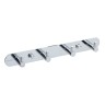 Планка 4 крючка Fixsen Hotel Хром / FX-31005-4