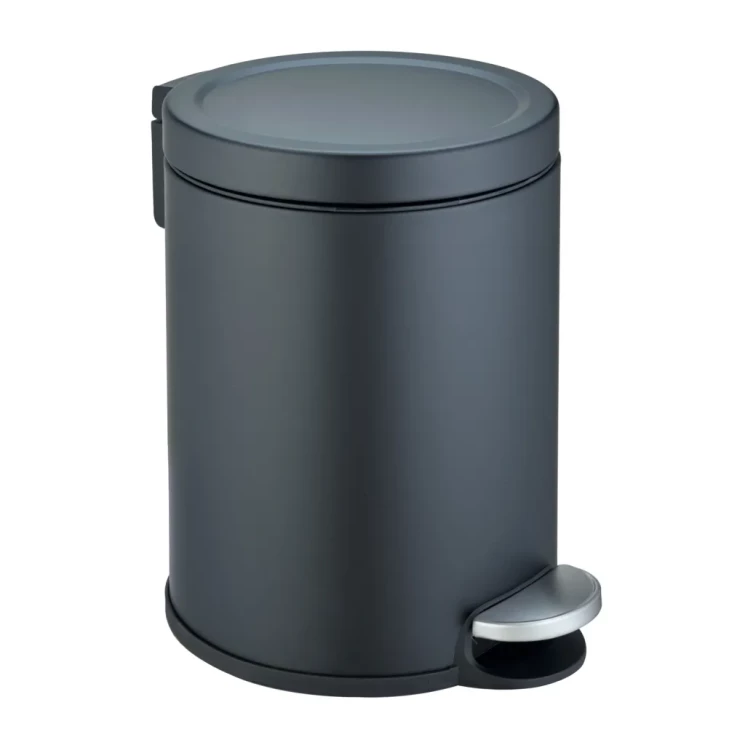 Ведро для мусора педальное WeltWasser LORA BL 6L Черный матовый / 10000013407