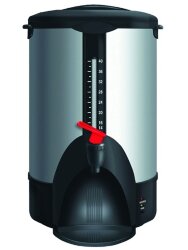 Кипятильник-кофеварочная машина GASTRORAG DK-40 / 1100 Вт / 6,8 л / матовая сталь / черный