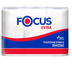 5067596 Focus Extra Туалетная бумага в бытовых рулонах 48м, 2сл. (рул.)