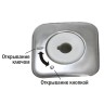 Диспенсер туалетной бумаги для средних рулонов Ksitex пластик белый / TH-902W