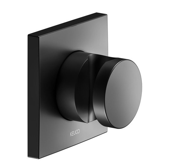 Держатель для ручного душа 90 мм Keuco Ixmo Черный матовый / 59591370002