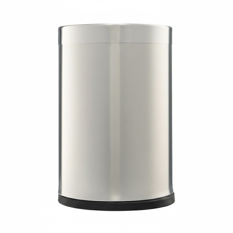 Мусорное ведро MERIDA 10 л из нержавеющей стали с плавающей крышкой Матовая сталь / KSA104