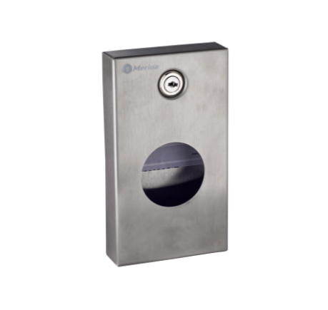 Диспенсер MERIDA STELLA пакетиков для гигиенических прокладок металл матовая сталь / GSM002