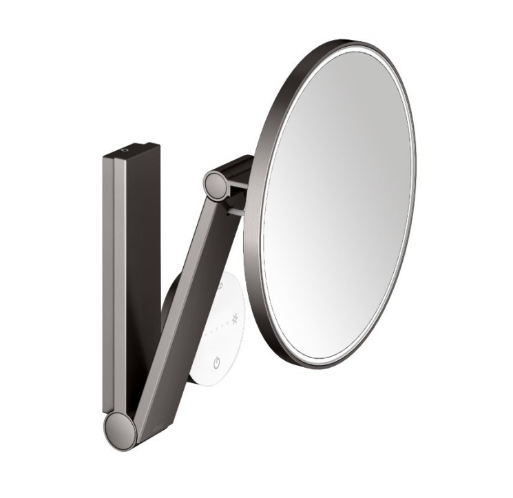 Зеркало сенсорное с подсветкой Keuco iLook_move Титан черный матовый / 17612359002