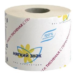 Klimi 126550 Бумага туалетная бытовая МЯГКИЙ ЗНАК (рул.)