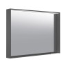 Зеркало с подсветкой и подогревом Keuco PLAN, лакированный алюминий 80х70 см, Антрацит / 33098112500