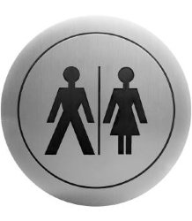 Nofer 16722.2.S Табличка "Туалет для мужчин и для женщин"