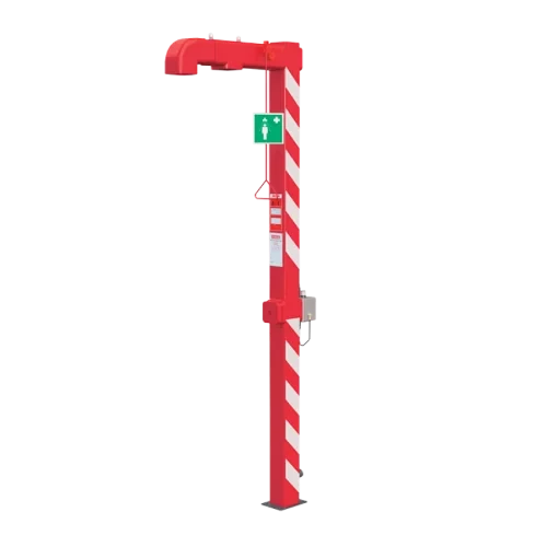 Аварийная душевая стойка SANELA SLSN 23H уличная Красный / 82236