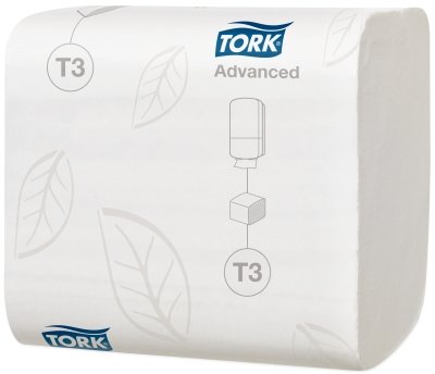 Листовая туалетная бумага Tork Advanced T3 114271 (пач.)