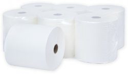 Бумажные полотенца в рулонах Klimi 0110 / 1 слой / 170 м (рул.)