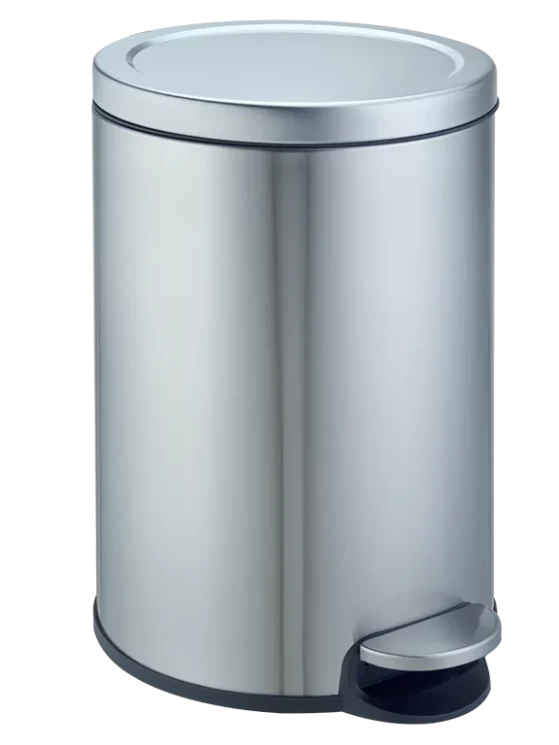Ведро для мусора педальное WeltWasser LORA MT 20L Матовая сталь / 10000013393