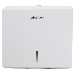 Диспенсер бумажных полотенец V-сложения Ksitex металл Белый матовый / TН-5825 MW