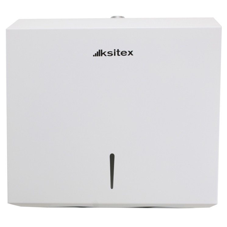 Диспенсер бумажных полотенец V-сложения Ksitex металл Белый матовый / TН-5825 MW