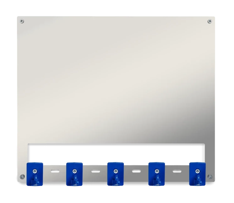 Органайзер настенный c информационным полем А4 HACCPER Control Point для 5 предметов Нерж. сталь / 501105