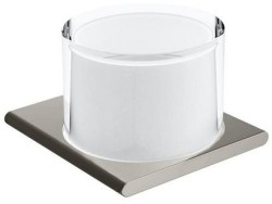 Дозатор для жидкого мыла Keuco Edition механический настенный 150 мл латунь стекло никель / 11552059000
