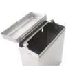 Урна настенная 4,5 л WisePro нержавеющая сталь / 77-51