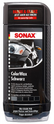 298200 Цветной воск черный блеск SONAX 0,5л