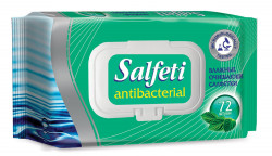 SALFETI 128653 Antibacterial Салфетки влажные антибактериальные, 72 шт/уп