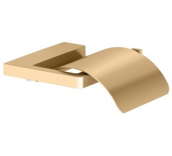 Держатель туалетной бумаги Keuco Moll с крышкой Золото матовое / 12760250000