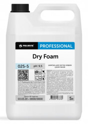 Шампунь Pro-Brite 025-5 DRY FOAM / для чистки ковров сухой пеной / стандарт / 5 л