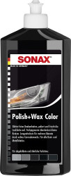 296100 Цветной полироль с воском черный NanoPro SONAX 0,5л