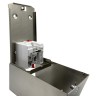 Дозатор MERIDA STELLA для мыла-пены сенсорный наливной 800мл металл матовая сталь / DSM509