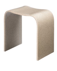 Табурет для ванной Geralis акриловый камень песочный / T-S