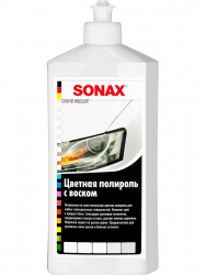 296000 Цветной полироль с воском белый NanoPro SONAX 0,5л