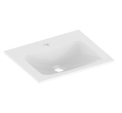 Керамический умывальник Keuco PLAN для смесителя на 1 отверстие, 465x17x383 мм, Белый / 32930314601