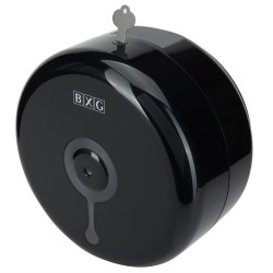 Диспенсер туалетной бумаги с центральной вытяжкой пластик черный / BXG-PD-2022B
