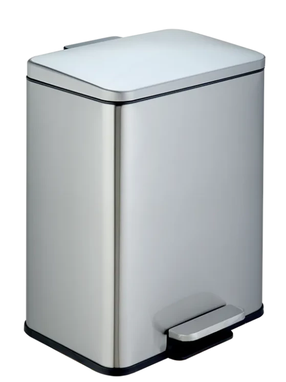 Ведро для мусора педальное WeltWasser GOLF MT 17L Матовая сталь / 10000013413
