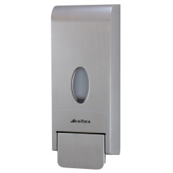 Дозатор жидкого мыла механический металл Ksitex Матовая сталь / SD-7966-1000M