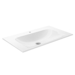 Керамический умывальник Keuco PLAN для смесителя на 1 отверстие, 805x17x494 мм, Белый / 32960318001