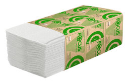 5049975 Бумажные листовые полотенца V-сложения Focus Hayat (пач.)