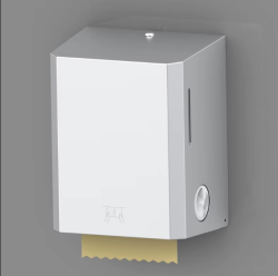 Диспенсер рулонных полотенец ручной металл WisePro NS660M Матовая сталь / 90100