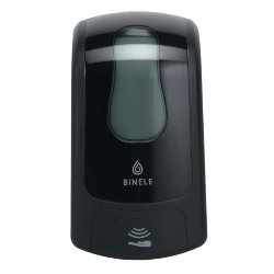 Сенсорный дозатор для мыла-пены Binele iFoam DE21BB / 1 л / картриджи / 280*150*100 мм / черный