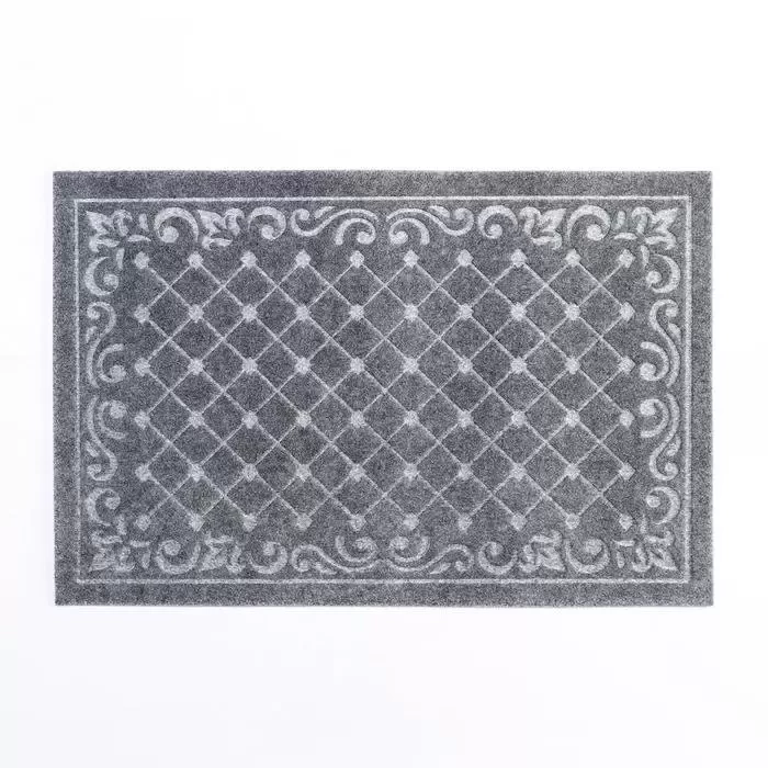 Коврик влаговпитывающий In'Loran "Холл" 45х75 см Серый / 130-584