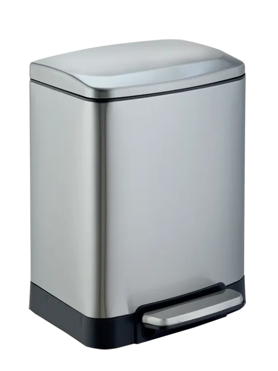 Ведро для мусора педальное WeltWasser GOLF MT 6L Матовая сталь / 10000013380