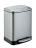 Ведро для мусора педальное WeltWasser GOLF MT 6L Матовая сталь / 10000013380