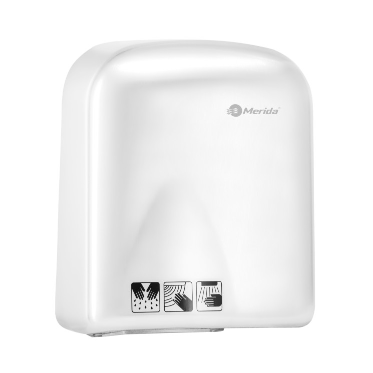Сушилка для рук MERIDA "Экофлоу" пластик 1650 Вт Белый / EJB101