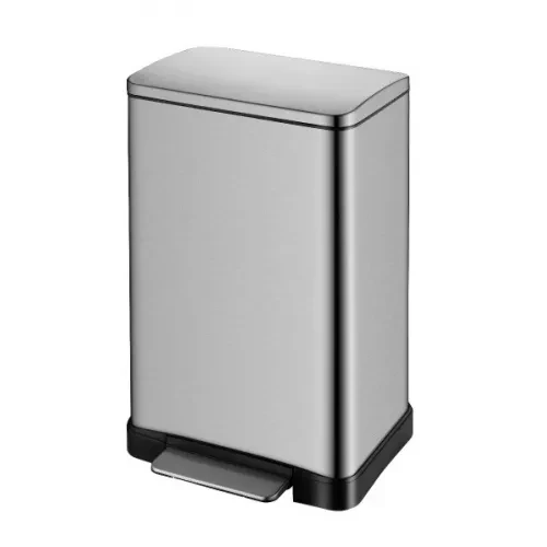 Ведро для мусора педальное WeltWasser LASSY MT 12L Матовая сталь / 10000006128