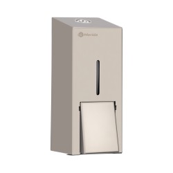 Дозатор MERIDA STELLA R для жидкого мыла наливной 500 мл металл Стальной антифингер / DSA102.R