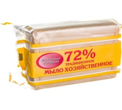 Кусковое мыло хозяйственное МЕРИДИАН Традиционное 72% 200г (шт.) / 602372