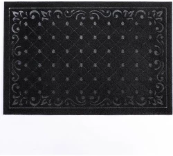Коврик влаговпитывающий In'Loran "Холл" 60х90 см Черный / 130-696