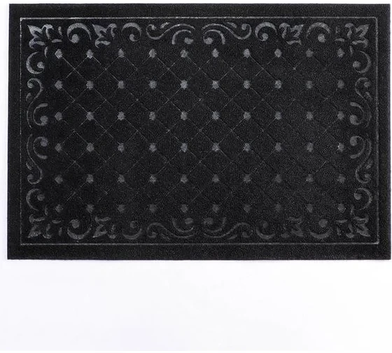 Коврик влаговпитывающий In'Loran "Холл" 60х90 см Черный / 130-696