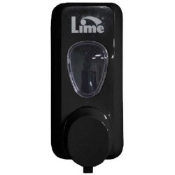 Дозатор для мыла-пены Lime 600мл пластик черный / 972002