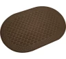 Коврик влаговпитывающий In'Loran "Холл" 60х90 см Овал Коричневый / 130L-692