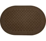 Коврик влаговпитывающий In'Loran "Холл" 60х90 см Овал Коричневый / 130L-692