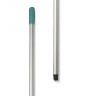 Рукоятка для швабры TTS 00001043 / металлическая / с резьбой / диаметр 22 мм / длина 140 см